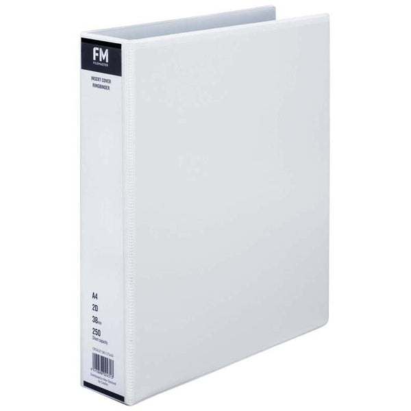 FM Ring Binder Overlay A4 2d Rings 38mm Capacity Cover