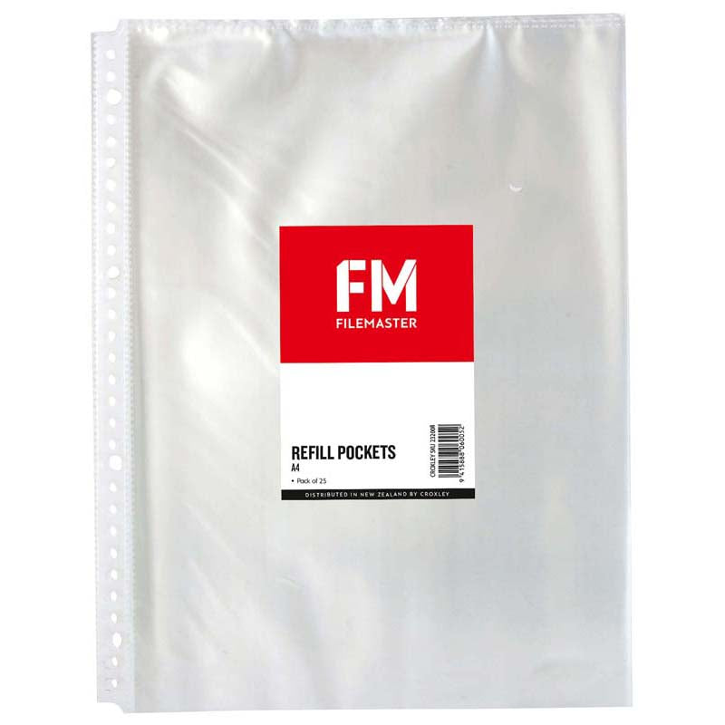 fm display book refill multi ring a4 30 holes pack of 25