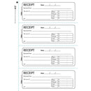 collins cash receipt a5 4dl 100 leaf duplicate no carbon requiRED
