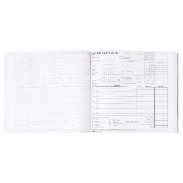 collins deposit book any bank SMALL 100 leaf no carbon requiRED