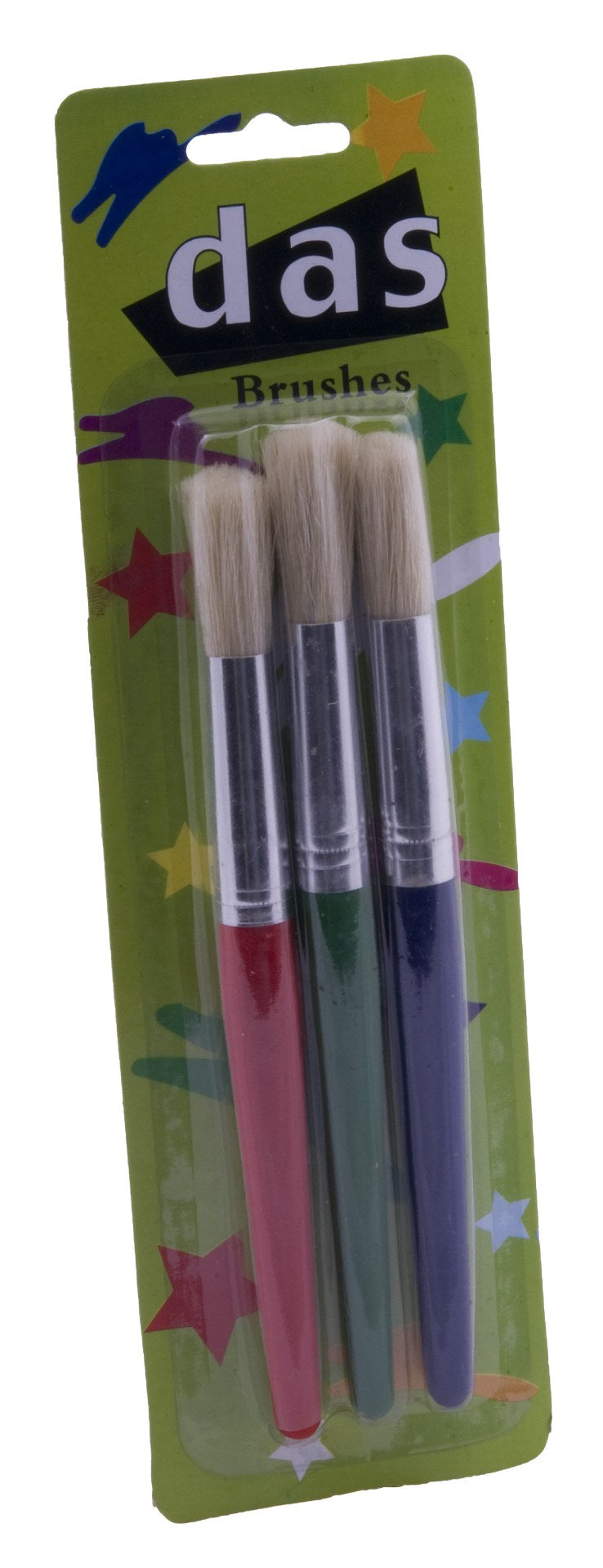 das brush set 582cs set of 3 round bristle brushes