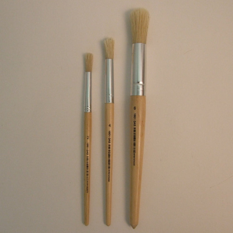 Das 1801 Round Bristle Art Brush Short Handle