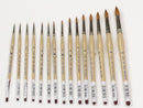 Das S225 Red Sable Round Brushes
