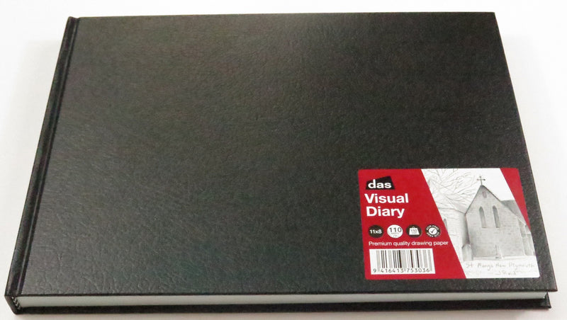 Das Hardback Visual Diary 11x8cm 110 Sheet