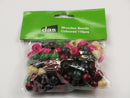 Das Wooden Beads Coloured Pack Of 110
