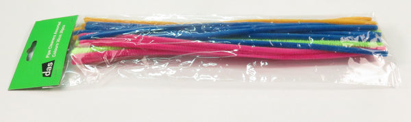 Das Pipe Cleaners Assorted Colours 30cm Pack Of 30