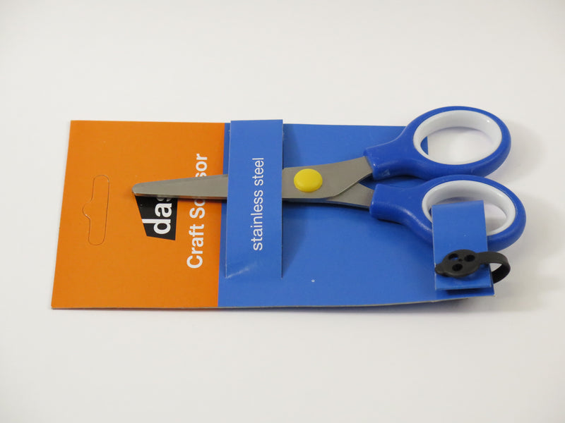 das 5 inch craft scissors blue/white