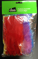 Das Feathers Assorted Colours 30gm