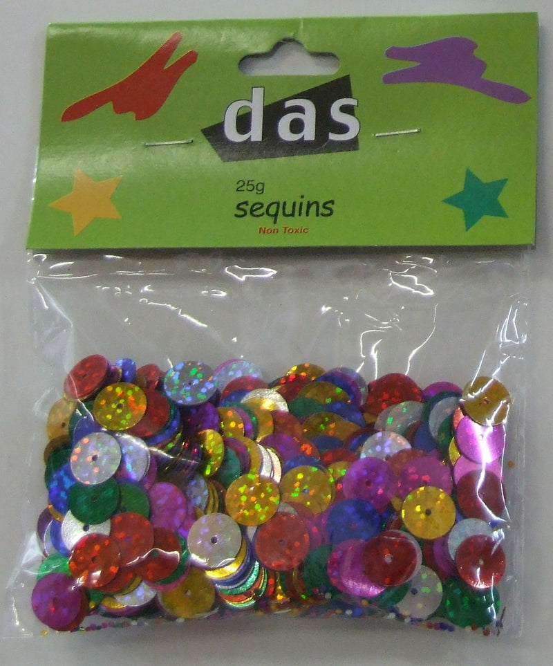 Das Sequins Assorted Colour 25gm