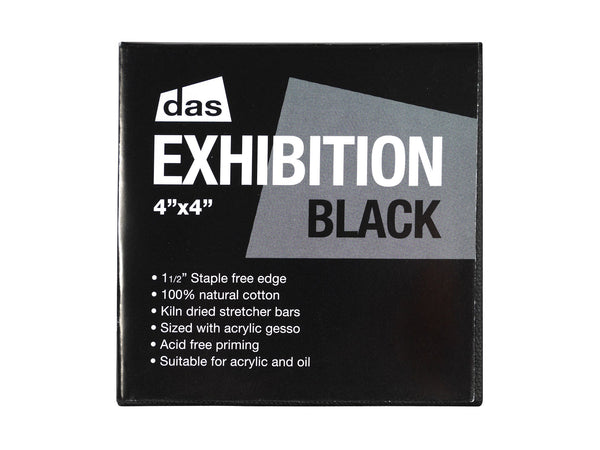 Das Exhibition Black 1.5 Art Canvas#Size_4X4 INCH