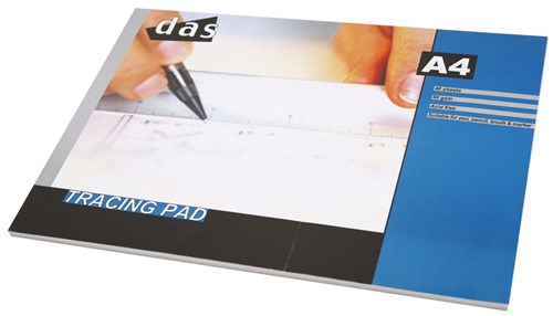 Das Acid Free Tracing Paper Pad 90gsm 40 Sheets#Size_A4
