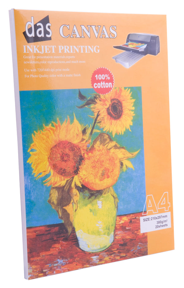 Das Inkjet Art Canvas A4 (20 Sheet)