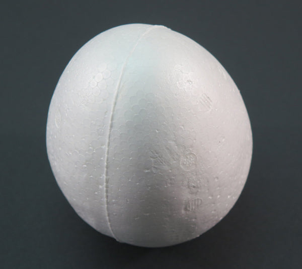 styrofoam egg shape 120x60mm