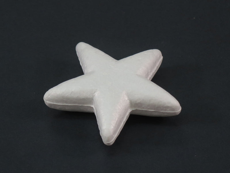 Styrofoam Star Shape 70x65mm - Pack Of 6