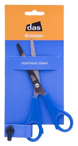 das 6 inch craft scissors blue