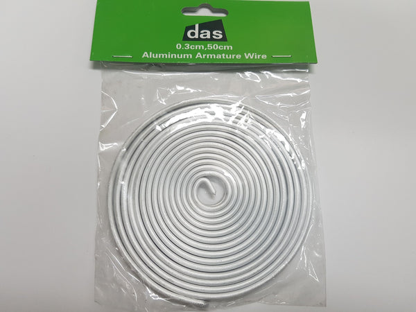 das 1/8 inch wide x 20 inch long aluminium armature wire