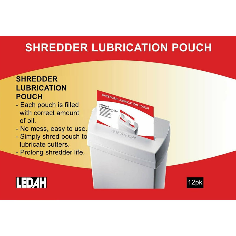 ledah shREDder lubrication pouch PACK OF 12