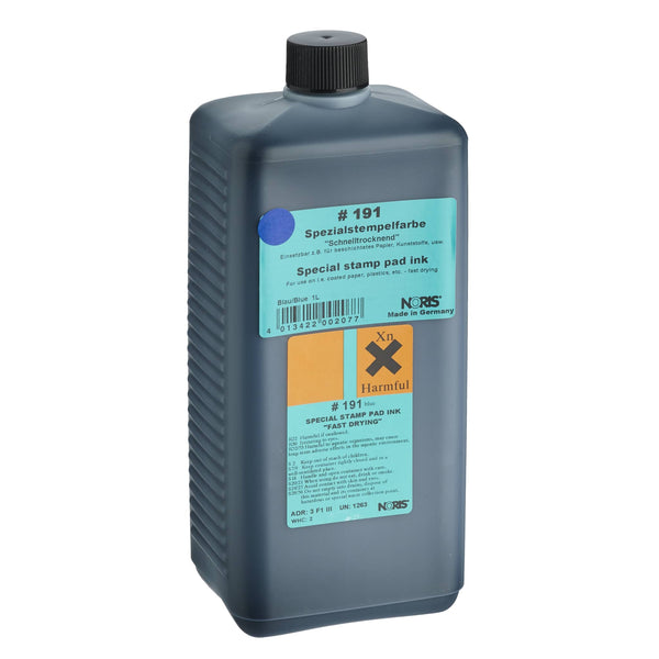 noris quick-dry ink 1 litre #191#colour_BLUE