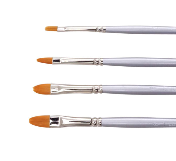 Jasart Brush Gold Synthetic Filbert#size_2