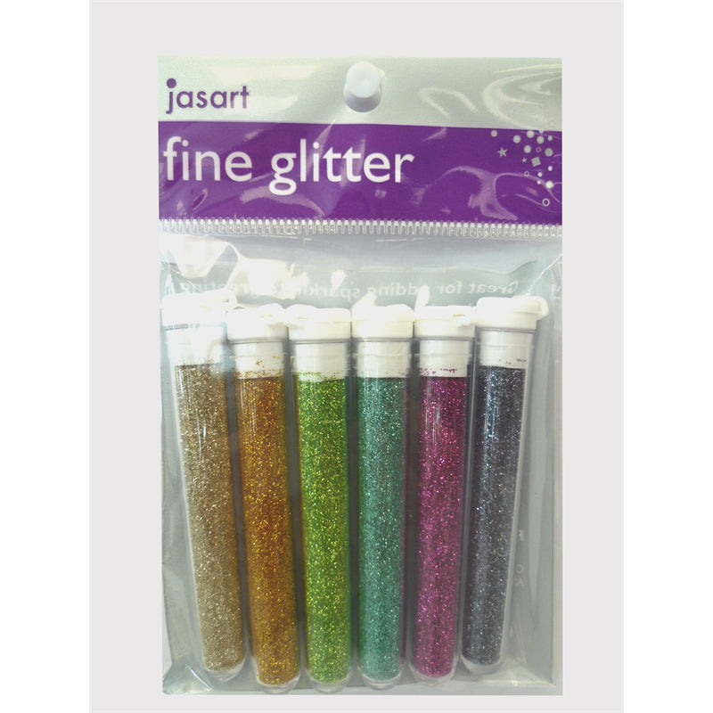 Jasart Fine Glitter Bag Of 6
