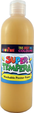 fas super tempera washable poster paint 500ml#colour_OCHRE