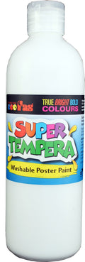 fas super tempera washable poster paint 500ml#colour_WHITE