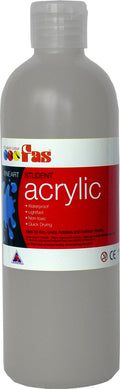 Fas Student Acrylic Paint 500ml#Colour_SILVER