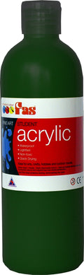 Fas Student Acrylic Paint 500ml#Colour_GREEN DARK