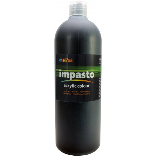 Fas Impasto Acrylic Paint 1 Litre#colour_black