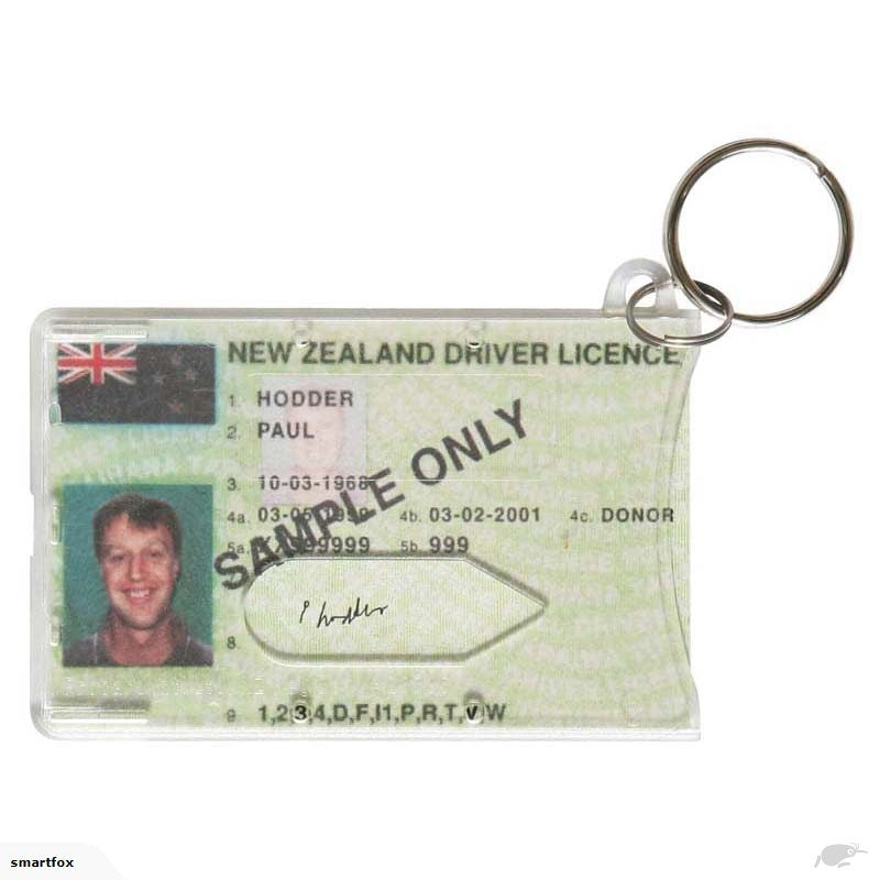 dixon key ring license holder for nz drivers license