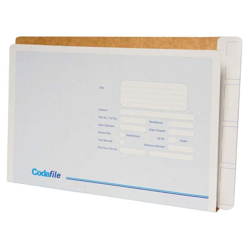 codafile file sTANdard with left hand pocket box of 50
