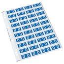 codafile label alpha 25MM PACK OF 5 sheets