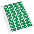 codafile label alpha 25MM PACK OF 5 sheets