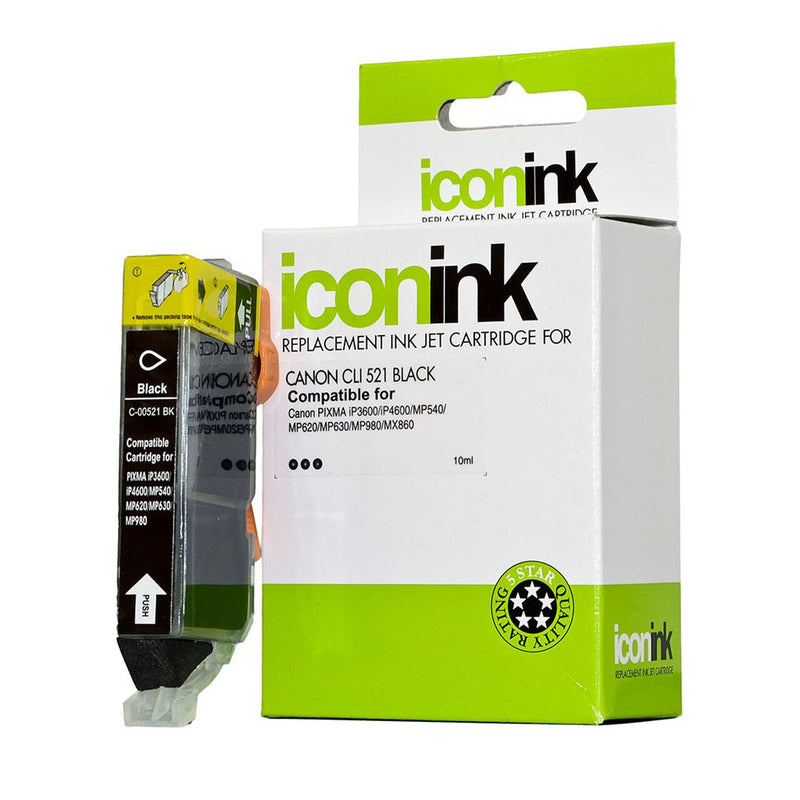 icon compatible canon cli-521 ink cartridge