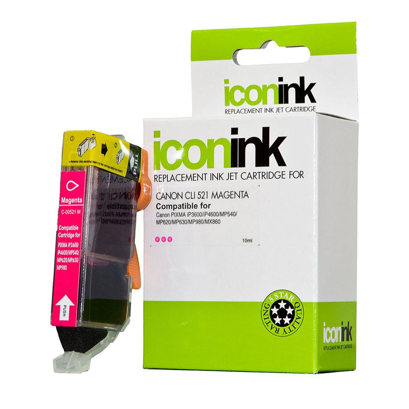 icon compatible canon cli-521 ink cartridge