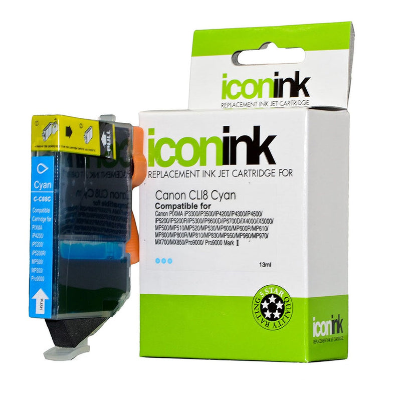 icon compatible canon cli-8c ink cartridge