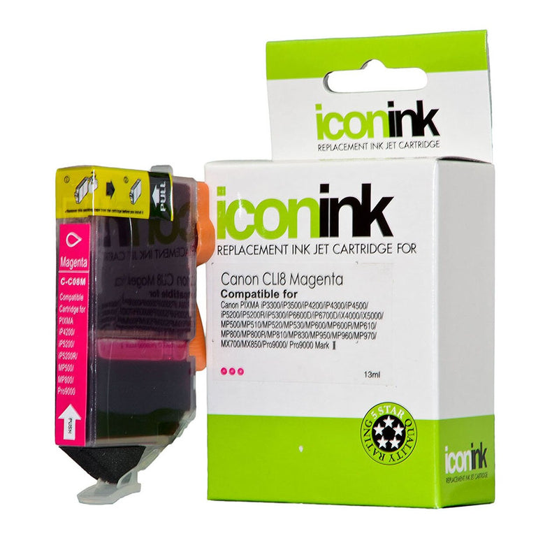 icon compatible canon cli-8m ink cartridge