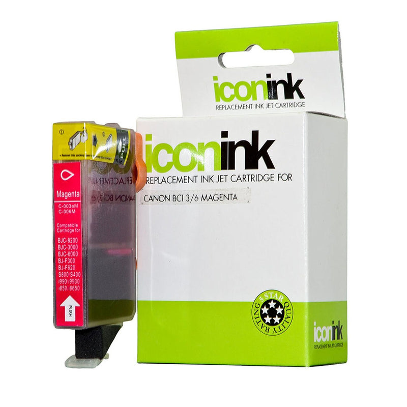 icon compatible canon bci-3/6 ink cartridge