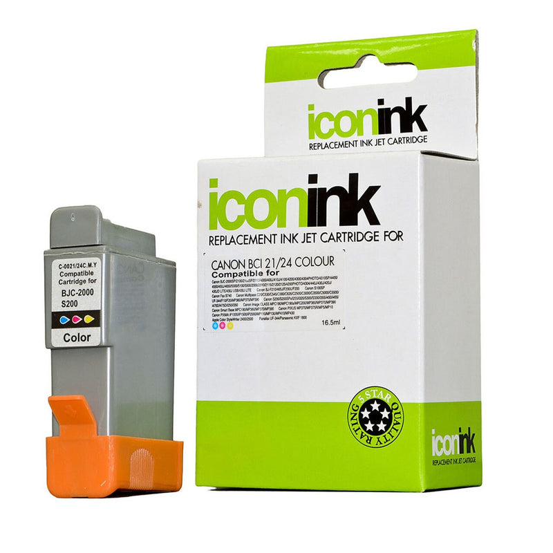 icon compatible canon bci-21/24 universal ink cartridge
