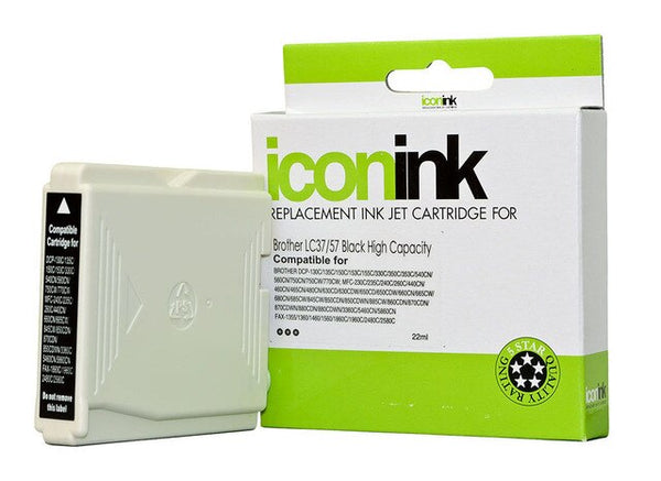 icon compatible brother lc37/lc57 cartridge#colour_BLACK