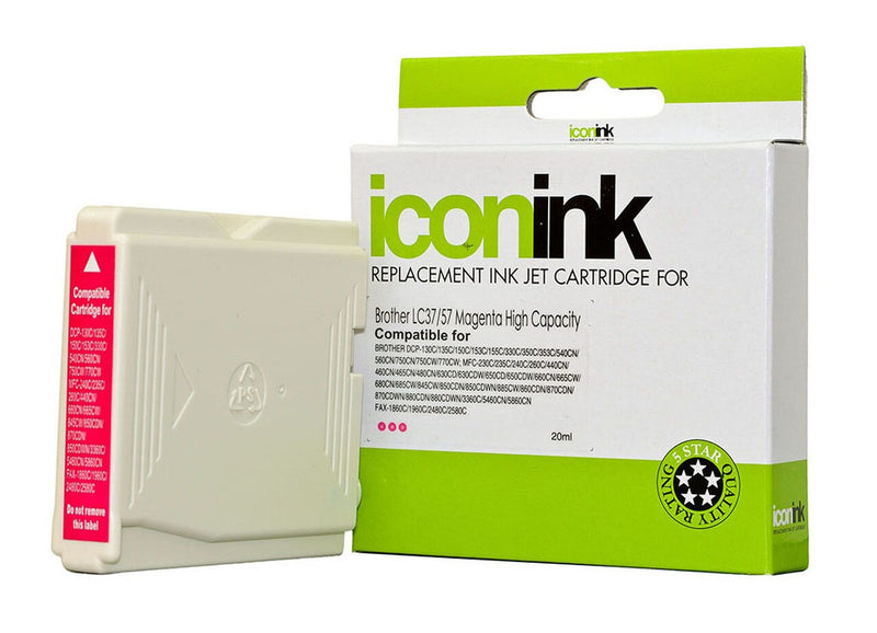 icon compatible brother lc37/lc57 cartridge