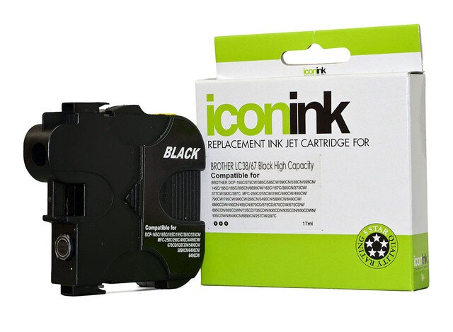 icon compatible brother lc38/lc67 cartridge