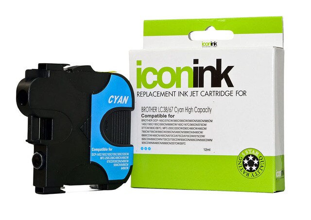 icon compatible brother lc38/lc67 cartridge