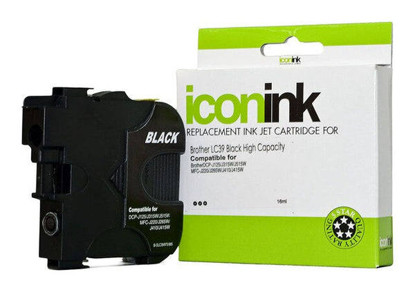 icon compatible brother lc39 cartridge#colour_BLACK