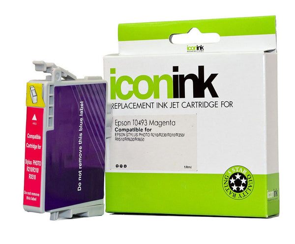 icon compatible epson t0493 magenta ink cartridge