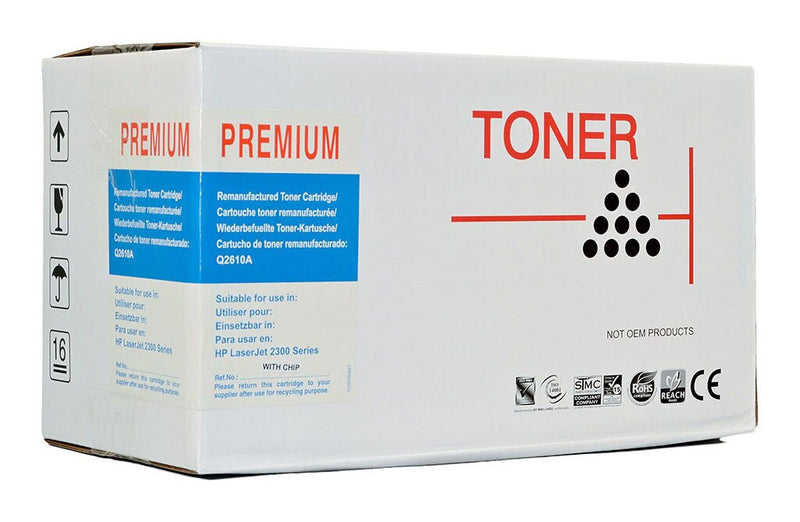 icon remanufactuRED hp q2610a BLACK toner cartridge