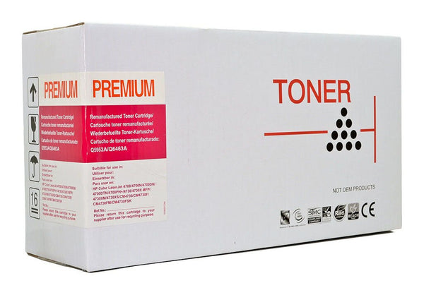 icon remanufactuRED hp q5953a MAGENTA toner cartridge