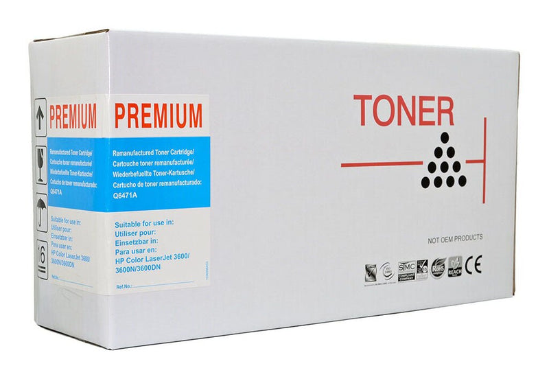 icon remanufactuRED hp q6471a/ cart 317 CYAN toner cartridge