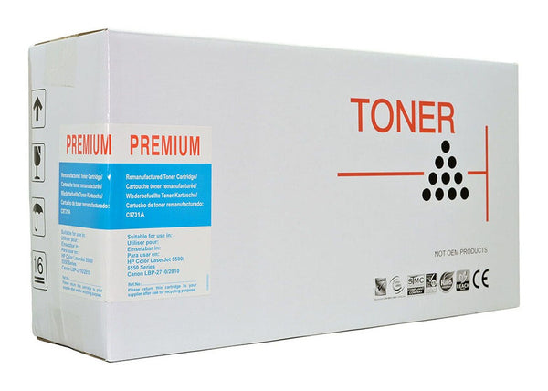 icon remanufactured hp c9731a cyan toner cartridge