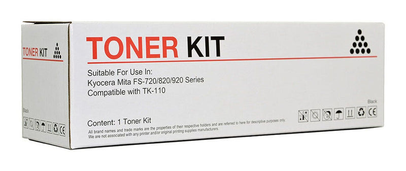 icon compatible kyocera compatible tk-110 black toner cartridge